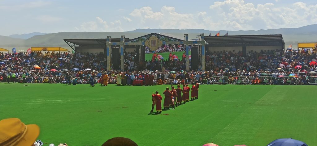 Ringer beim Naadam Festival